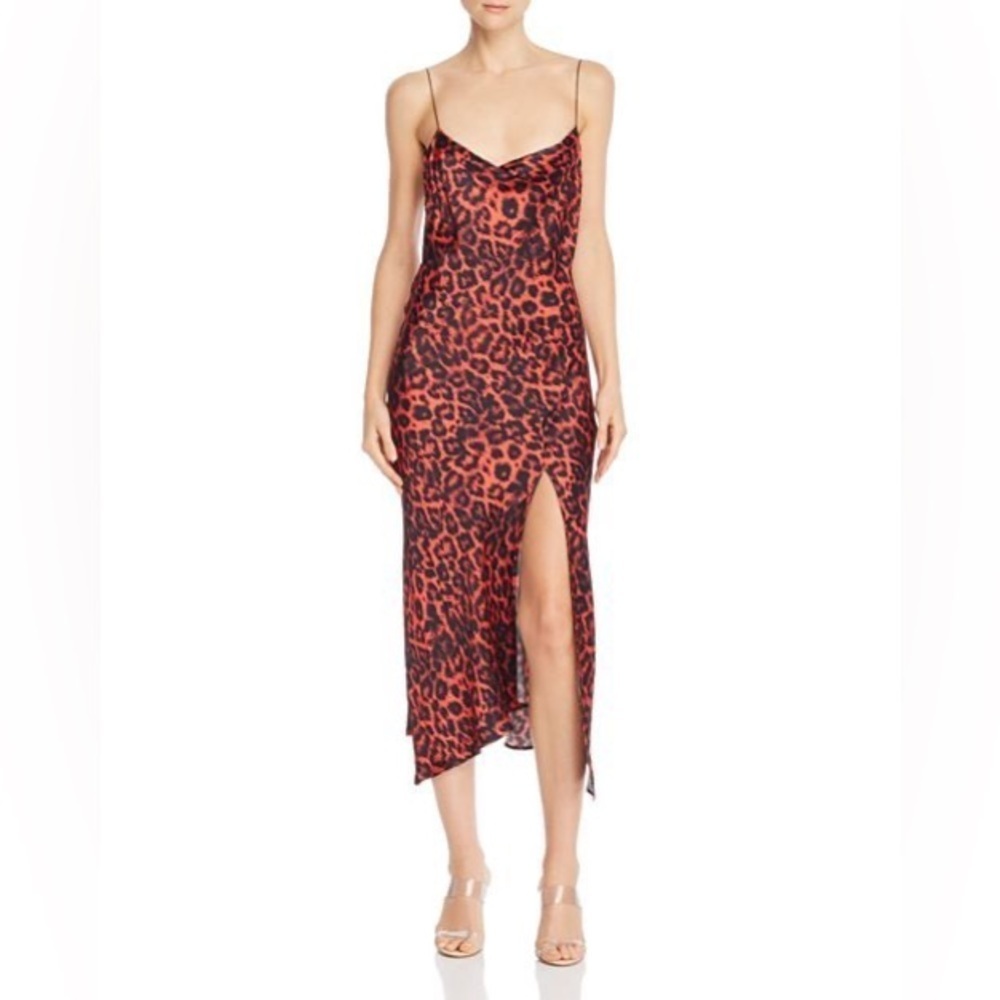 BEC & BRIDGE SHES A MANIAC MIDI DRESS SIZE 8